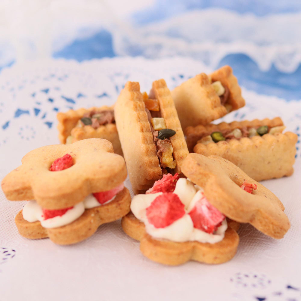 【ホワイトデー】花咲くフルリールと優雅なレクタン（いちご・オレンジ）