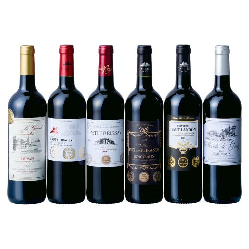 〈フランス〉金賞3冠含むボルドー赤ワイン6本セット