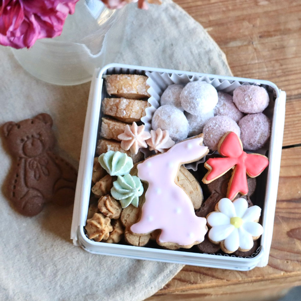 【ホワイトデー】ホワイトデーのクッキー缶S