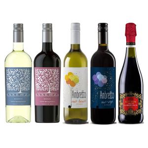 福袋 イタリア カジュアルワイン バラエティ5本セット　　