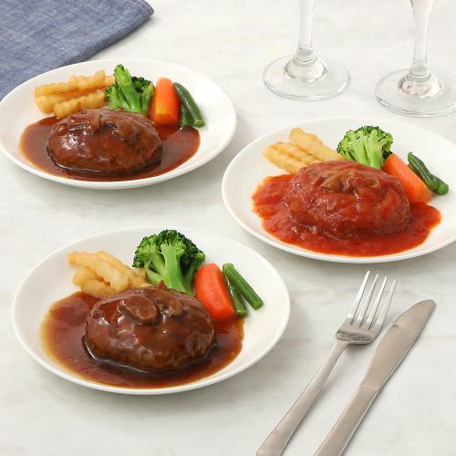 煮込みハンバーグセット