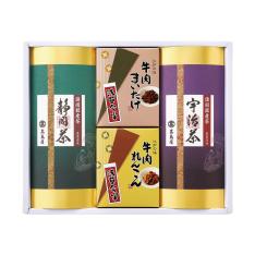 〈高島屋/浅草今半〉諸国銘産茶・牛肉佃煮詰合せ