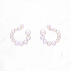 パールアンモナイトピアス