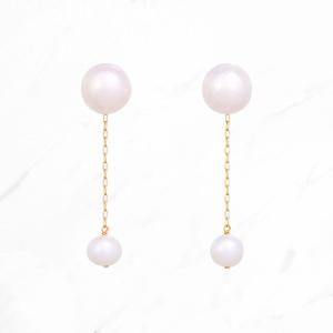 NATURALI JEWELRYナチュラリジュエリパール ドロップツイストピアス NATURALI JEWELRYナチュラリジュエリパール ドロップツイストピアス