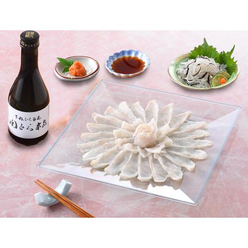 ふく霜降り刺身・日本酒セット