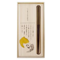 お箸　目出鯛　セット　黒（大）