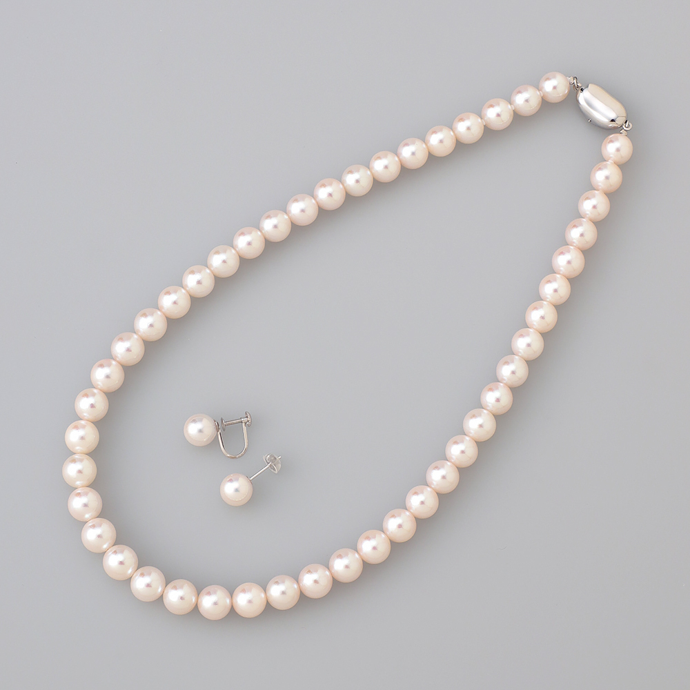 オーロラ花珠アコヤ真珠2点セット（約8.5～9.0mm未満珠） | 商品詳細 | 高島屋オンラインストア