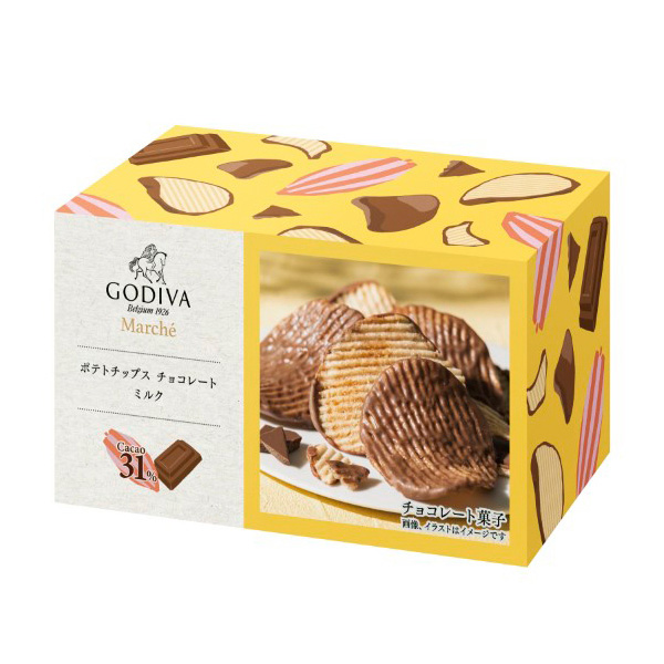 ポテトチップス チョコレート ミルク