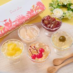 夏のフルーツゼリー5種