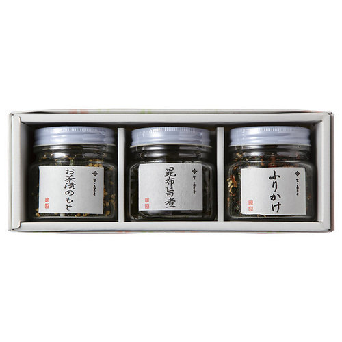 お手軽ご飯のおとも詰合せ(昆布旨煮・ふりかけ・お茶漬けの素)