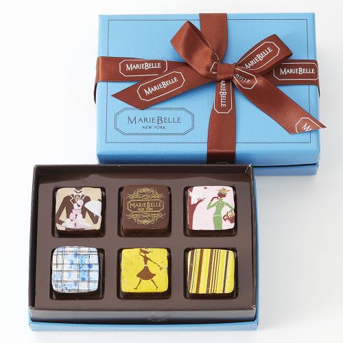 【バレンタインデー】アートガナッシュ6pc Blue Box