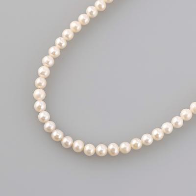 高島屋　ホワイト　パールネックレス　イヤリング付き 0000885090-001.jpg