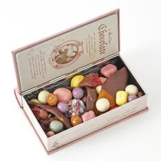 【バレンタインデー】チョコレートボール＆フルーツディップアソートブック缶