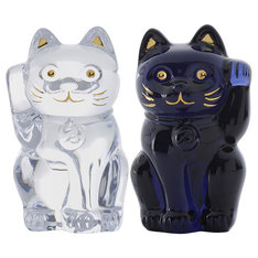 まねき猫 クリア＆ミッドナイトセット