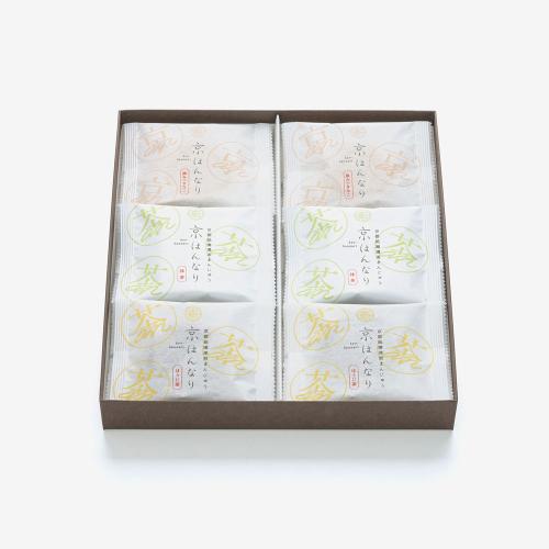 京はんなり12個入り（抹茶・ほうじ茶・黒みつきなこ）
