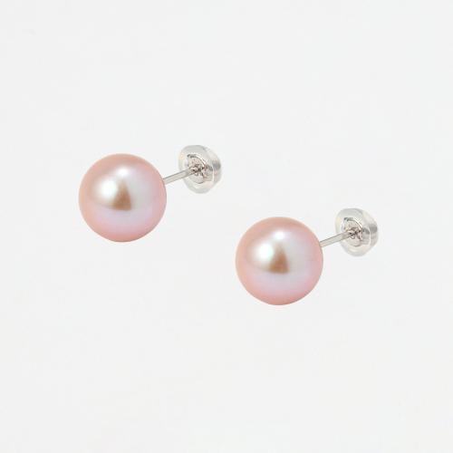Pt淡水パール ピアス