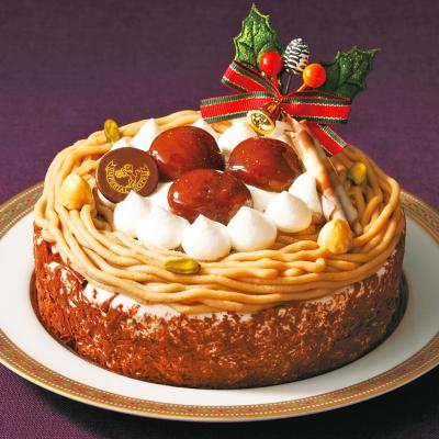 【クリスマス】クリスマスマロンケーキ（モンブラン）