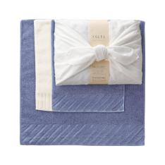 〈くらしすと〉今治 弾みタオルセット(風呂敷包み)