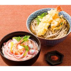 そばと紅白うどんの詰め合わせ