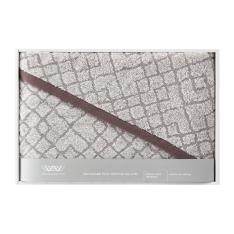 〈今治　渡辺パイル〉抗菌防臭ダイヤ柄バスタオル