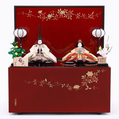 F14 三五親王のみ 親王飾り ひな人形 ひな祭り 豪華な金蘭衣裳 F14 三