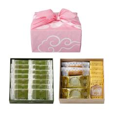 京遊記二段(茶の菓・季節あわせ「京の秋」)風呂敷パッケージ