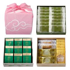 京遊記三段(茶の菓・生茶の菓・季節あわせ「京の秋」)風呂敷パッケージ
