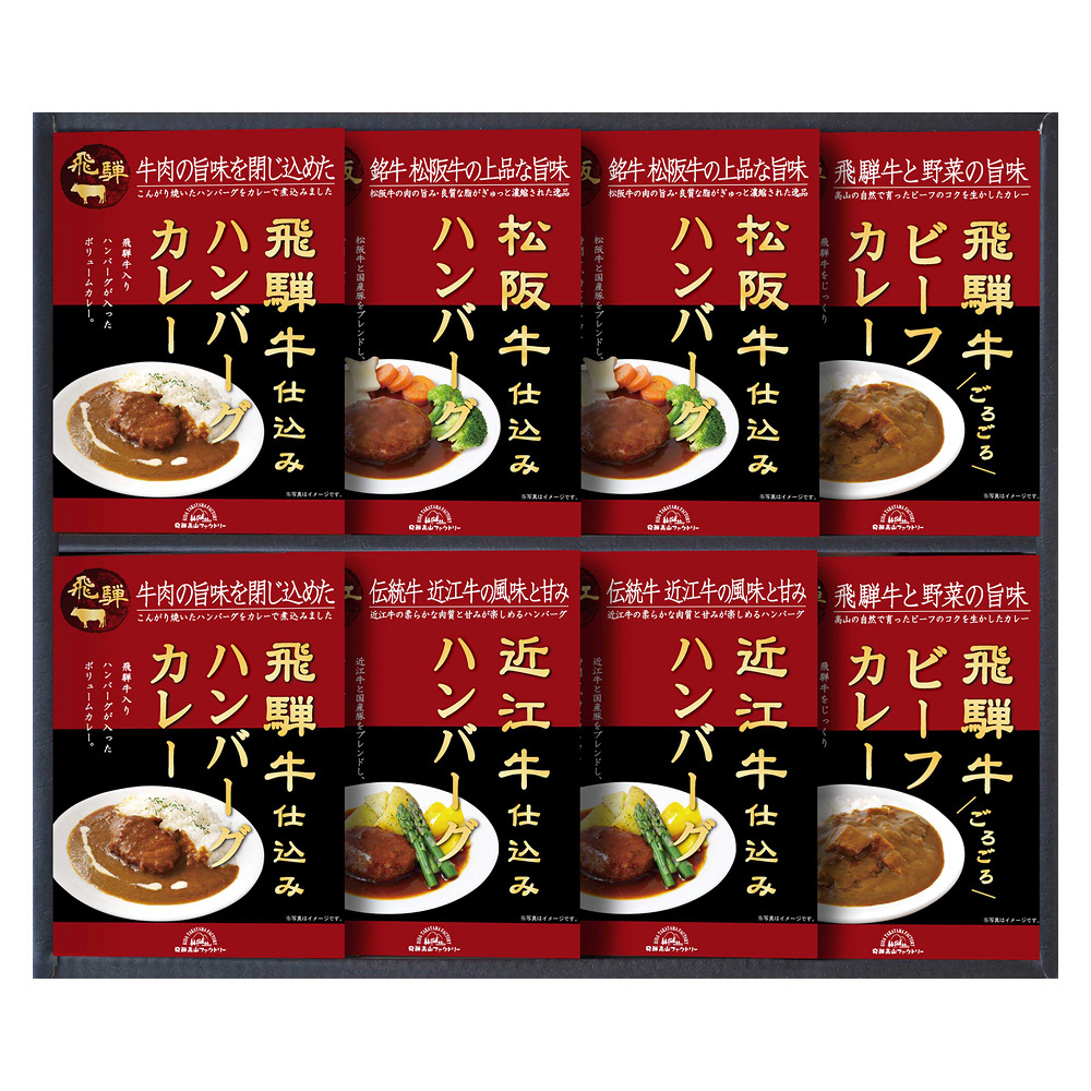 商品詳細　松坂・近江・飛騨牛仕込みﾊﾝﾊﾞｰｸﾞ＆ｶﾚｰ詰合　高島屋オンラインストア