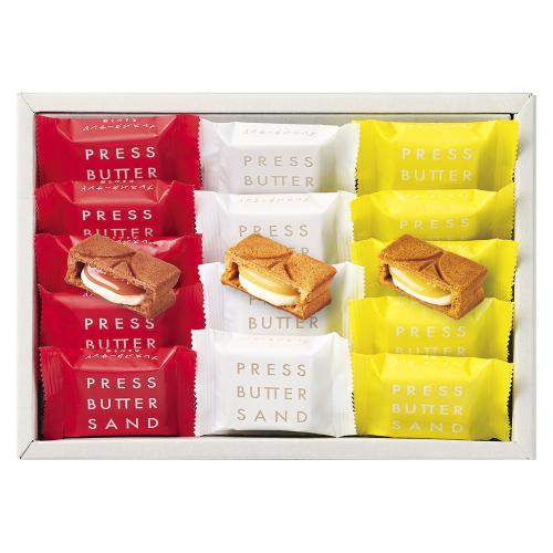 〈プレスバターサンド〉バターサンド3種詰合せ（あまおう苺・檸檬）