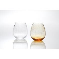 Karai 透明&アンバー 貫入セット