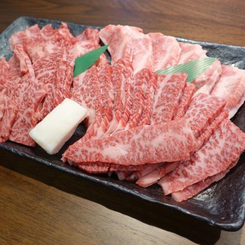 福袋 A5ランク黒毛和牛 バラ焼肉用 2種800g