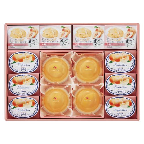 〈ゴンチャロフ〉白桃づくしのデザートセット