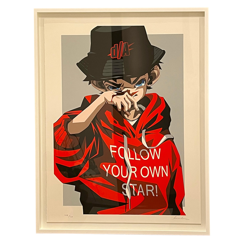 松浦浩之　個展 Follow Your Own Star! シルクスクリーン