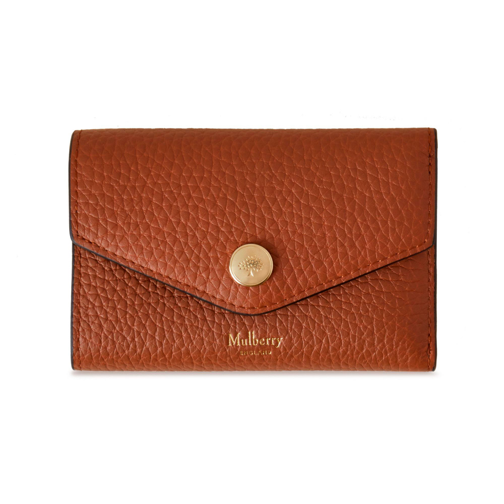 MULBERRY　ターンロック　折り財布　マルチカード　ダーリー　ピンクベージュ MULBERRY ターンロック 折り財布 マルチカード ダーリー ピンク