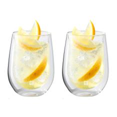 ダブルウォール ロングドリンクグラス ペア