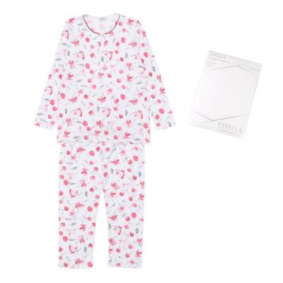 福袋 色柄おまかせナイトウェア（長袖）＆ボックスシーツ（シングル）2点セット