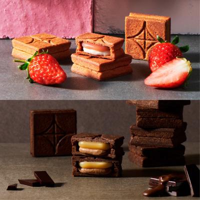 バターサンド2種セット〈あまおう苺・チョコレート〉10個入