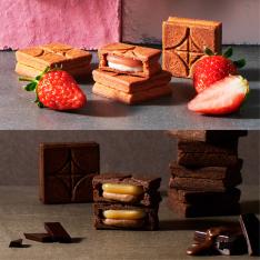 【ホワイトデー】バターサンド2種セット〈あまおう苺・チョコレート〉10個入