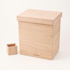 桐米びつ10kg専用一合升付き