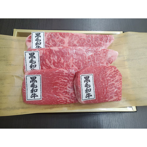 国内産黒毛和牛サーロイン・モモステーキ詰合