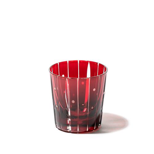江戸切子 立菱縞紋 冷酒杯