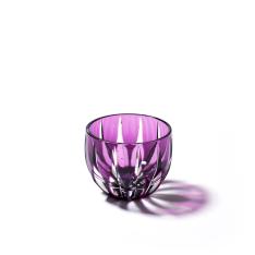 江戸切子 剣菱 クリスタルぐい呑（紫）