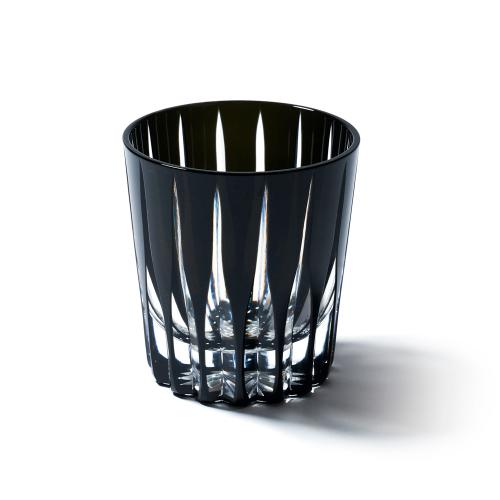 江戸切子 剣菱 クリスタルオールドグラス(黒)