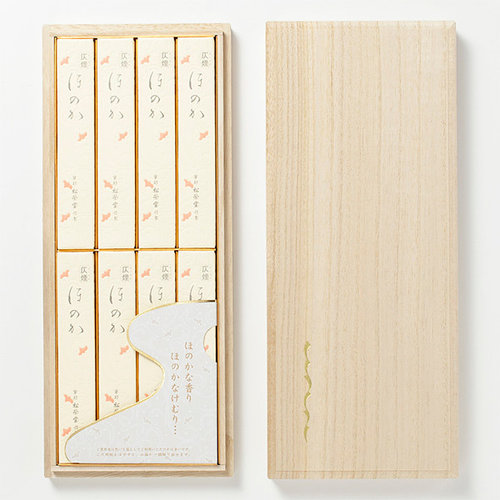 お線香 ほのか 桐箱入 (ほのかな煙のお線香)