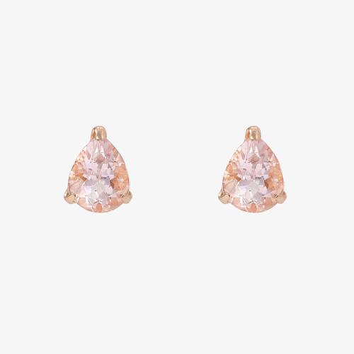 K18PGモルガナイトピアス