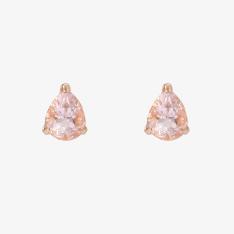 K18PGモルガナイトピアス