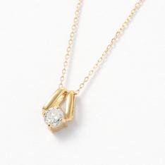 K18 0．3ctダイヤペンダント