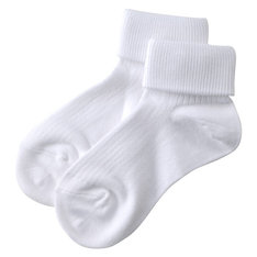 画像スクール用三ツ折ソックス 5足セット 白 15~16cm→23~24cm