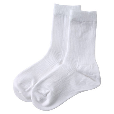スクール用クルーソックス 5足セット 白 14〜16cm→24〜26cm
