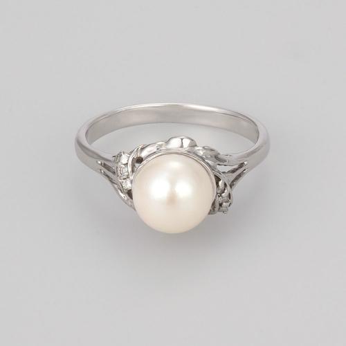 8mmアコヤ真珠リング